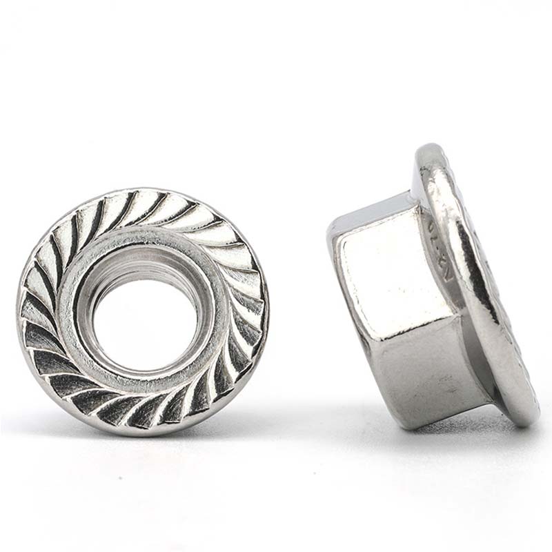 Porca de flange de 6 pontos
