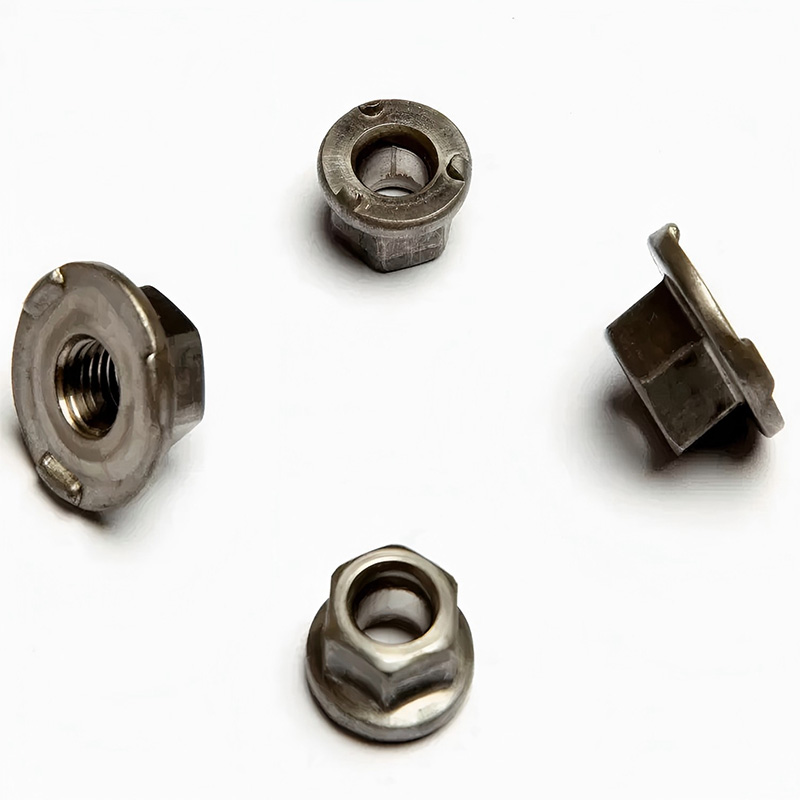 6 Porca de solda sextavada de projeção com flange