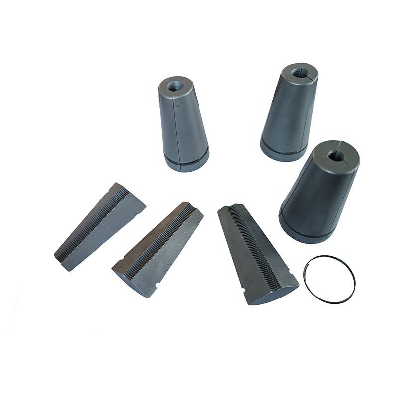 Pinça de ancoragem em fibra de carbono