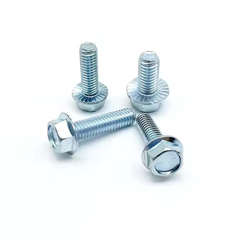 Parafuso de flange banhado a aço carbono