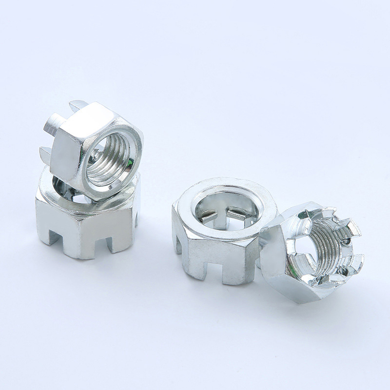 Crown Nut With Slot Style 2