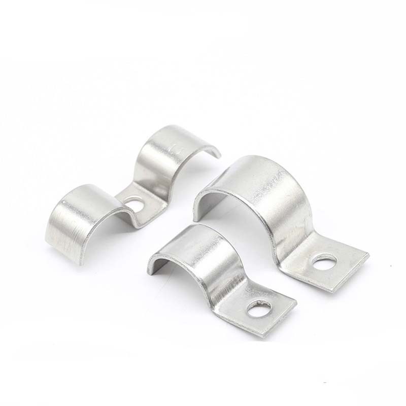 Grampos de fixação de tubo duplo
