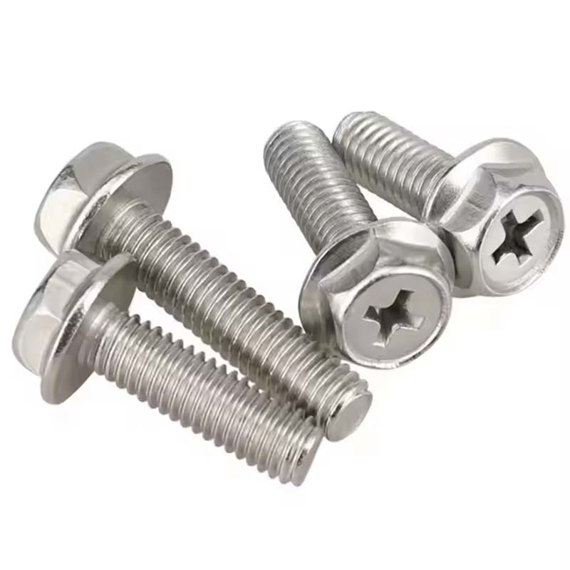 Grade 6.8 Cross Hexagon Flange Bolt