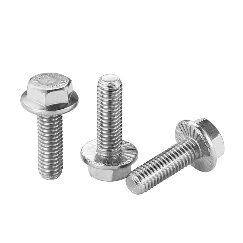 Boltos de flange hexágono com dentes