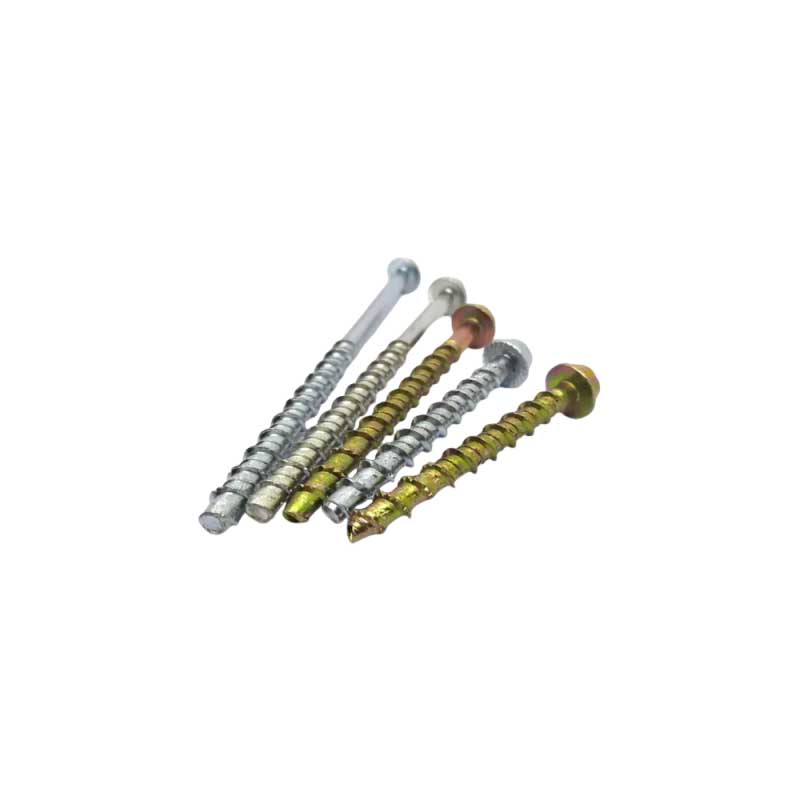 Parafuso de ancoragem de concreto autocortante com flange hexagonal