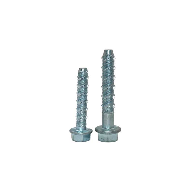 Parafuso de ancoragem de concreto auto-roscante com flange hexagonal