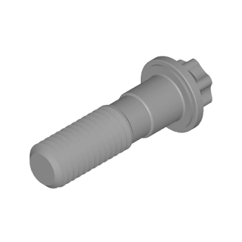 Parafusos de cabeça hexalobular com flange grande