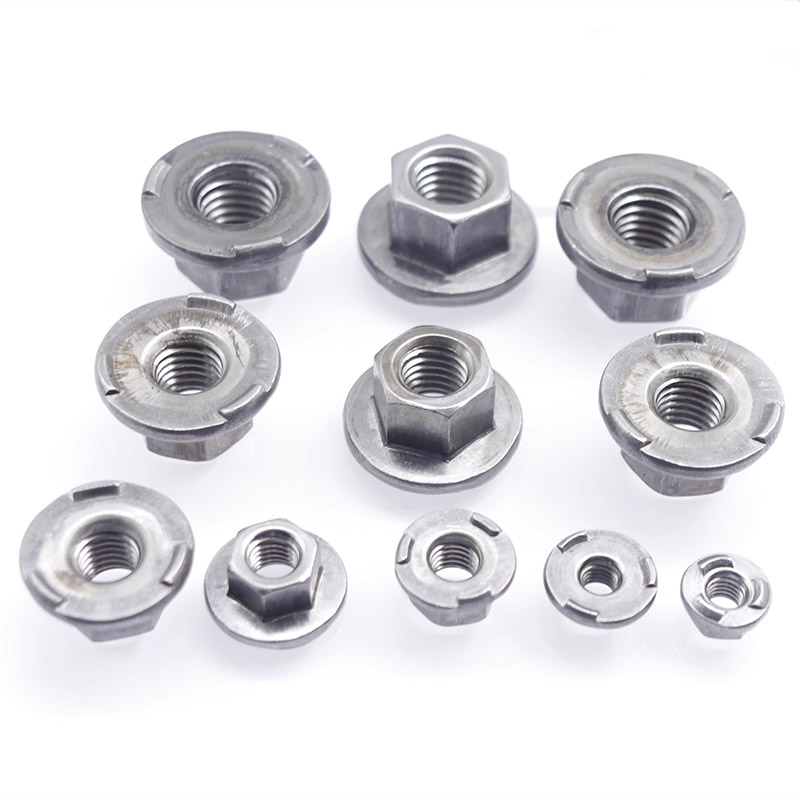 Nozes de hexagon de solda de alta eficiência com flange