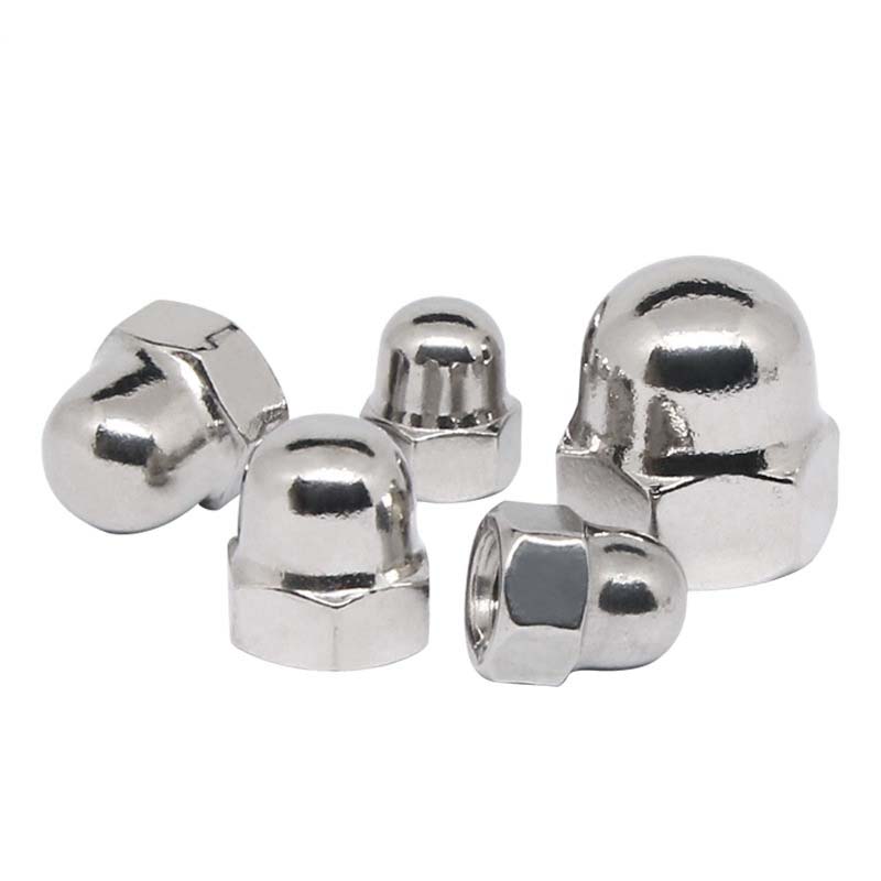 Porcas com cúpula hexagonal de alta resistência