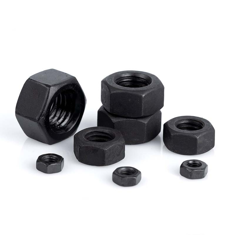 Porcas hexagonais de alta resistência para estruturas de aço