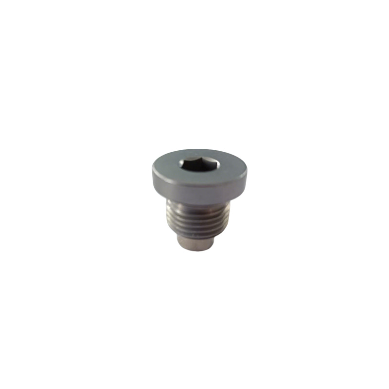 Plugue de tubo hexagonal oco com anel de vedação