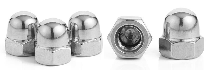 high crown hexagon cover nut