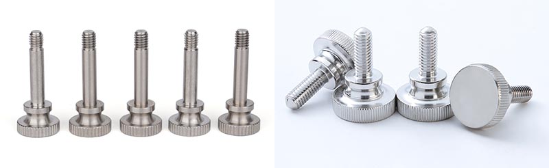 Knurling head knurled thumb screws