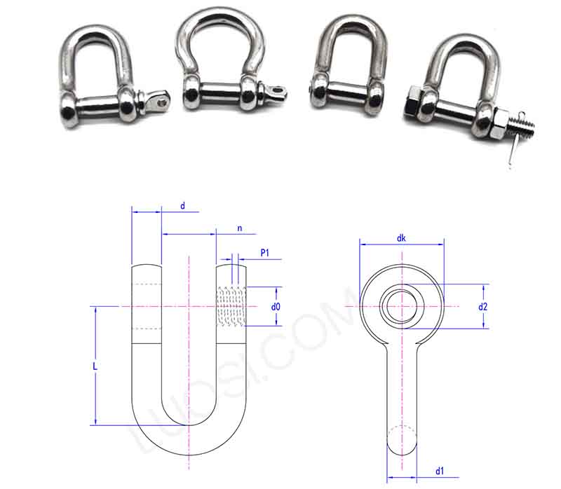 Type SD shackles