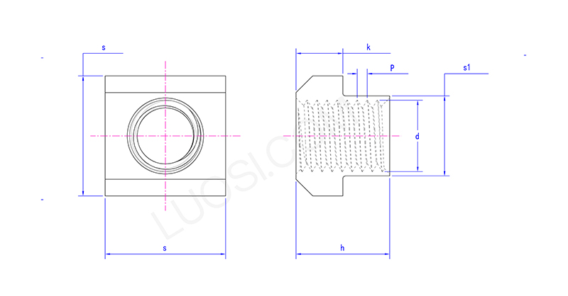 High Strength T Slot Nut