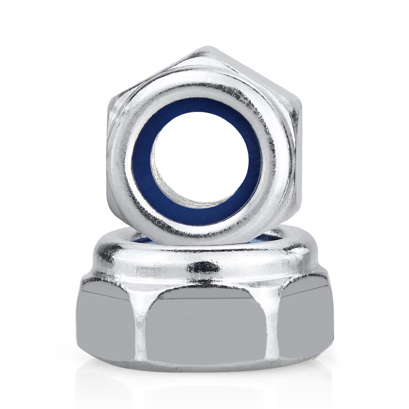 Porcas de travamento com inserto de poliamida