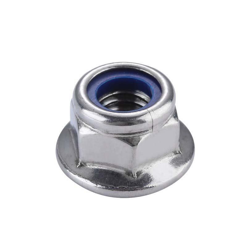 Nylon Inserir porca de flange hexagon