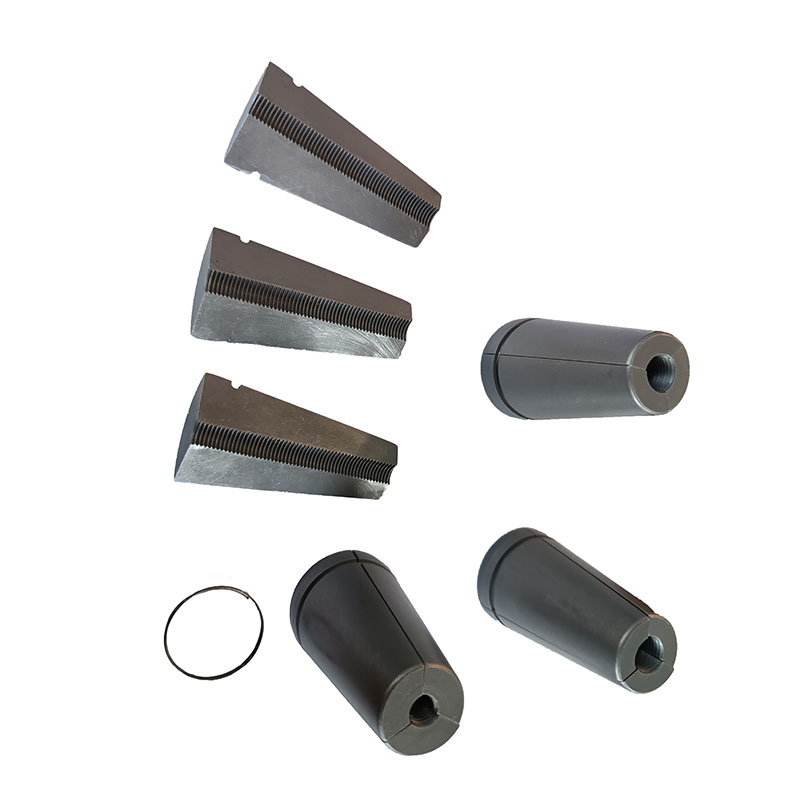 Pinça de ancoragem pós-tensão