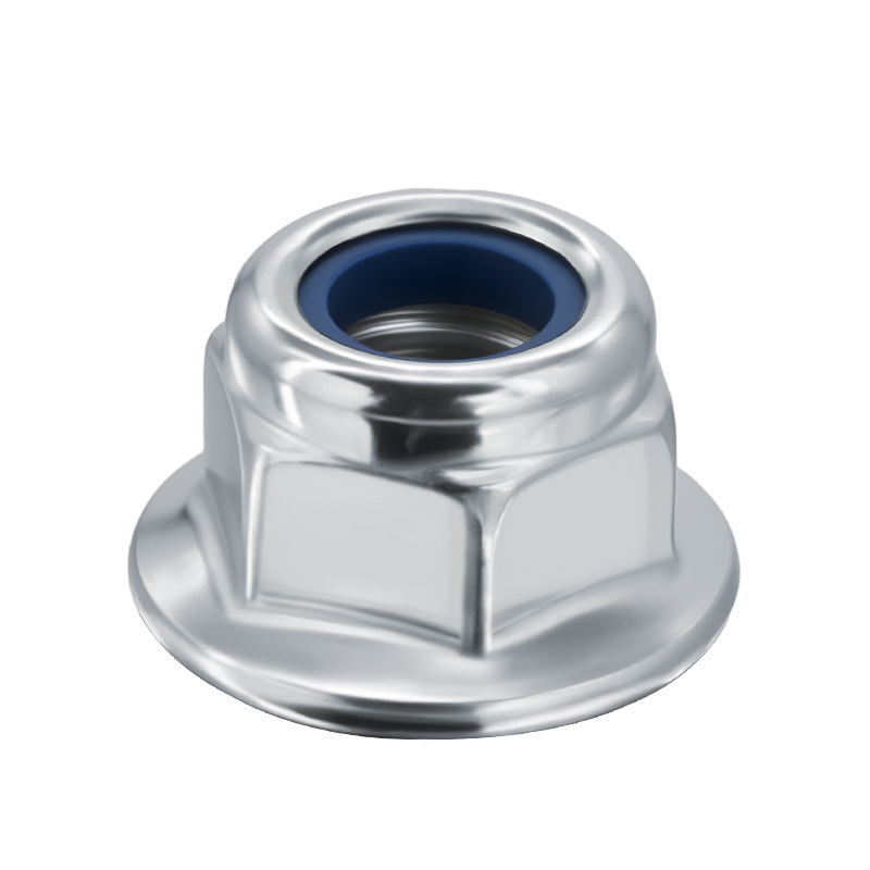 Porcas hexagonais tipo torque predominantes com porca de travamento flangeada