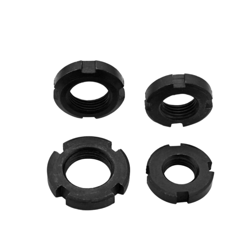 Porca redonda de travamento com fenda à prova de vibração