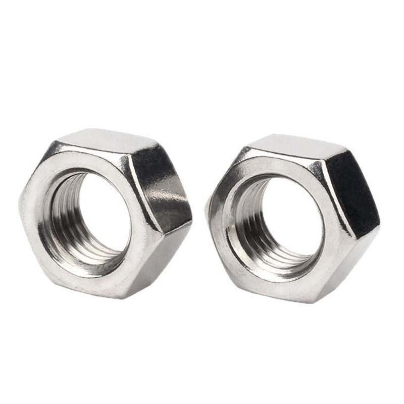 Nutas de fundação hexagon de chanfrada única