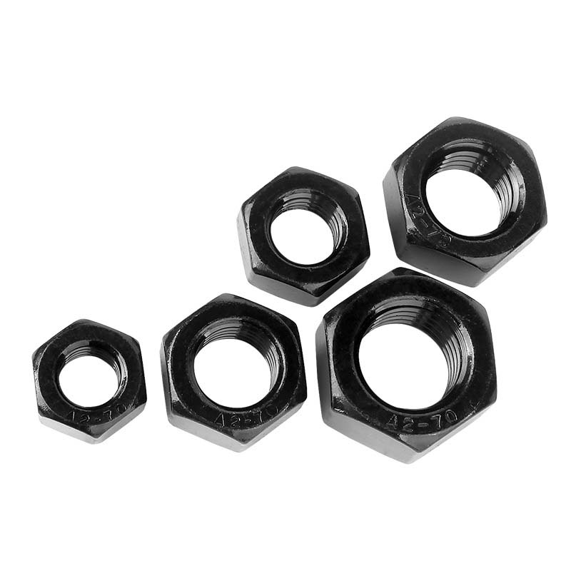 Nutas de hexagon pequenas de chanfrado