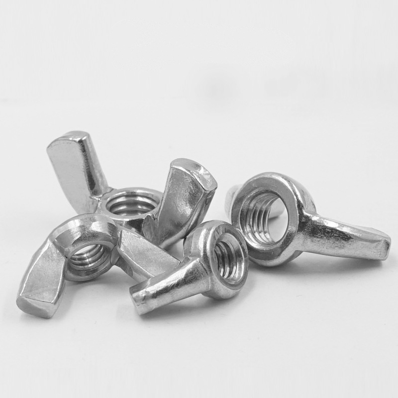 Porca borboleta com asas arredondadas